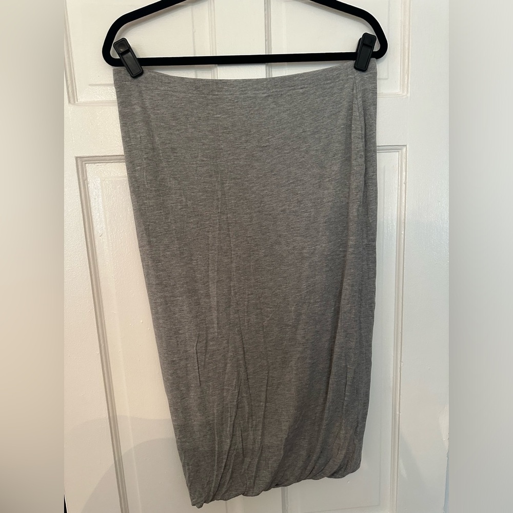 TTYA Gray Midi Skirt